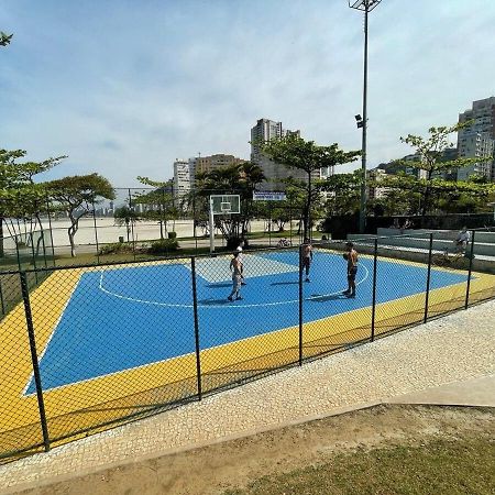 산토스 Pe Na Areia Em Santos! Que Vista Mar! 아파트 외부 사진