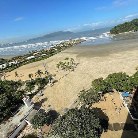 산토스 Pe Na Areia Em Santos! Que Vista Mar! 아파트 외부 사진