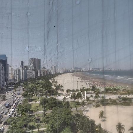 산토스 Pe Na Areia Em Santos! Que Vista Mar! 아파트 외부 사진