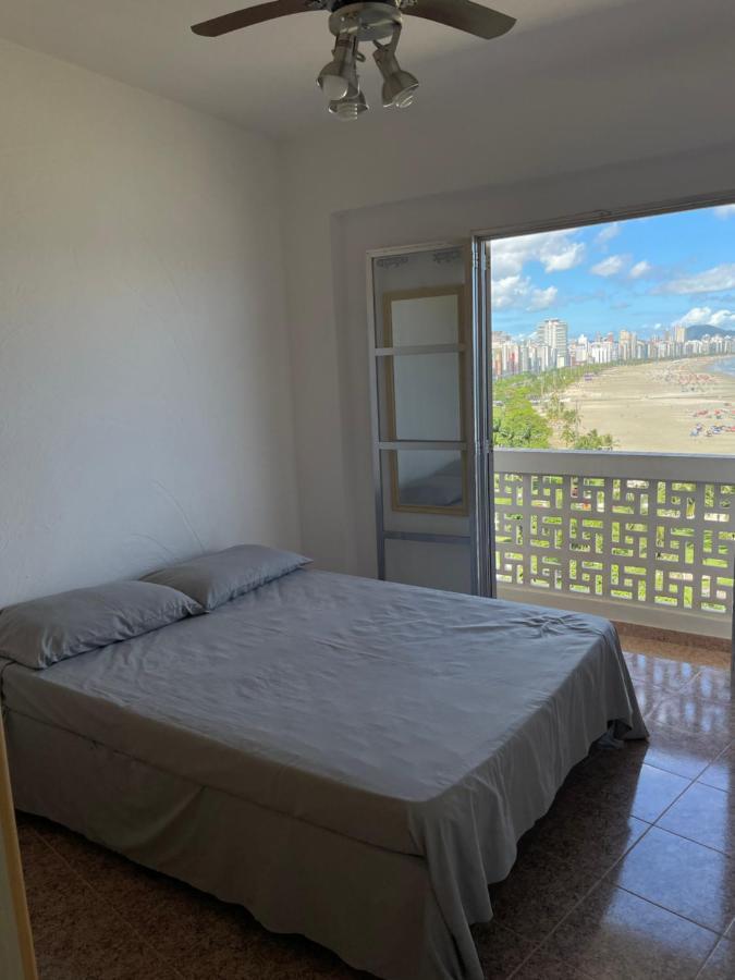 산토스 Pe Na Areia Em Santos! Que Vista Mar! 아파트 외부 사진
